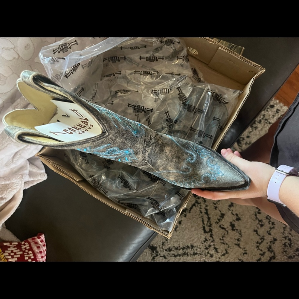 Never worn corral boots size 9